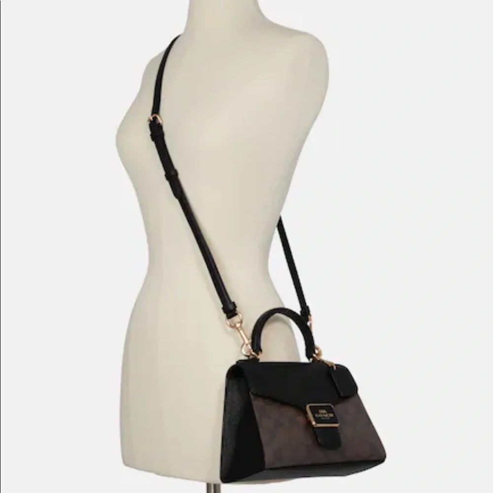 Coach Pepper Satchel In Signature Canvas - Picture 4 of 4